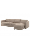 Sofa L Góc 1062b2 (2.6m x 1.6m) + 1 bàn trà MS00